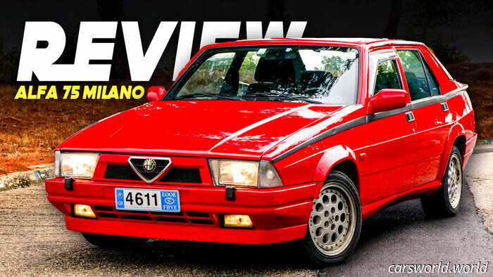 The 1992 Alfa Romeo 75 Is More Enjoyable Than It Should Be | Carscoops
